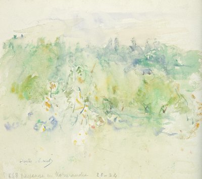 Normandy Landscape by Berthe Morisot